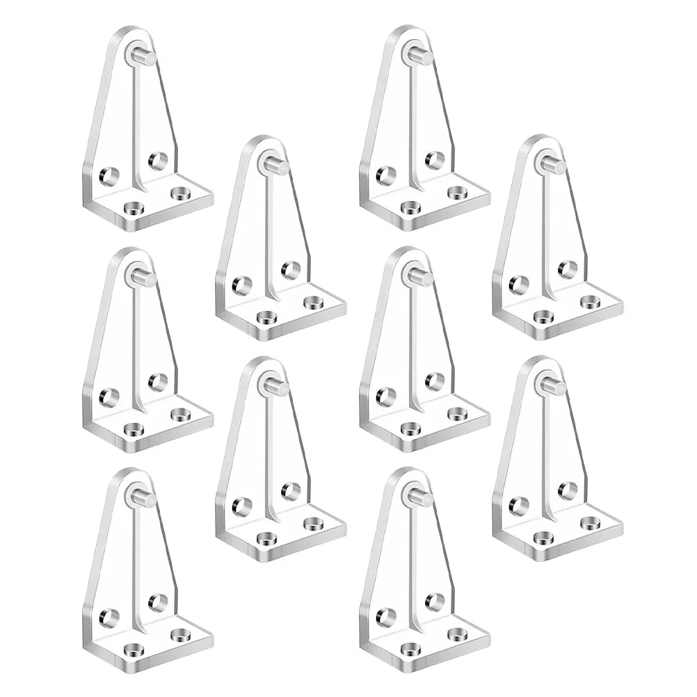 

10Pcs Transparent Blind Brackets Window Blind Component Positioning Hooks Home Hotel Kitchen Clear Plastic Hold Down Clips