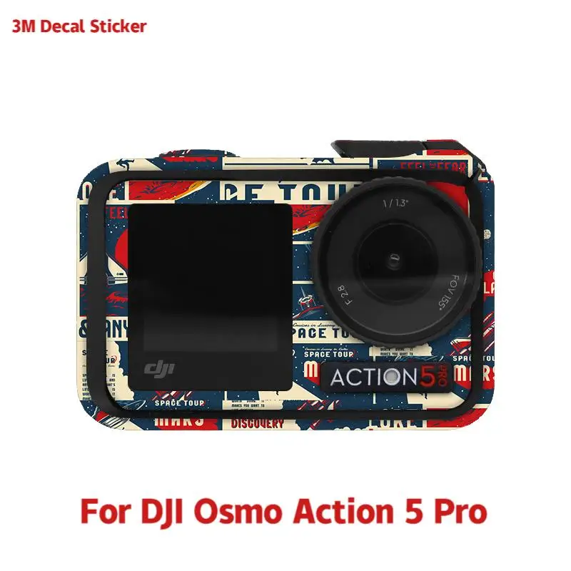 Osmo Action 5 Pro Anti-Scratch Lens Sticker Protective Film Body Protector Skin For DJI Osmo Action 5 Pro Action5Pro