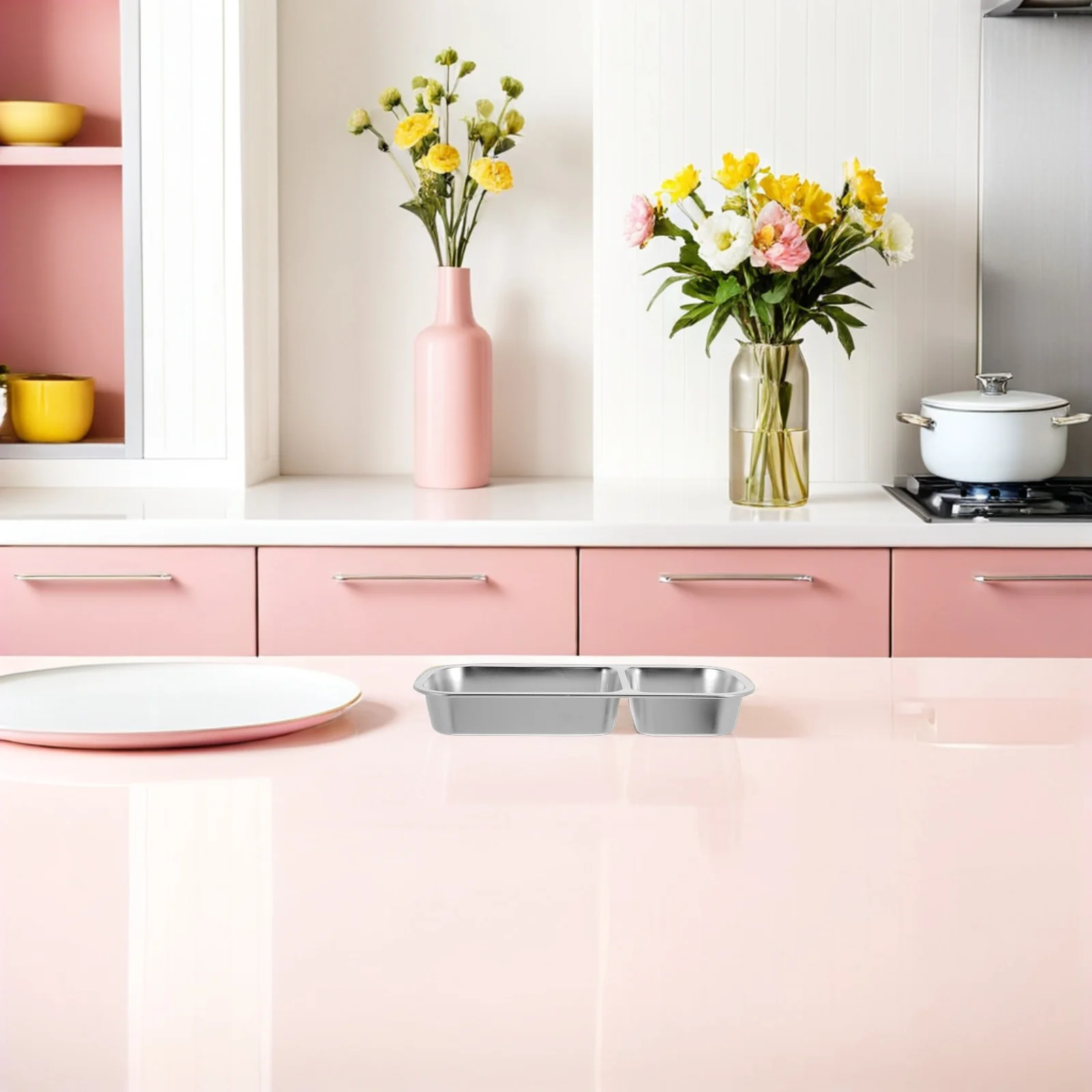 

Microwave Safe Double Tiered Lunch Box with Cutlery Set Perfect for Office School Picnics and Outdoor Activities