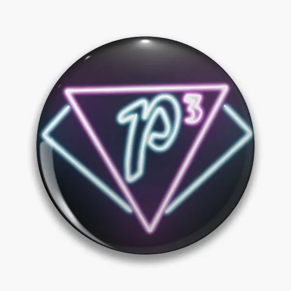 Charmed P3 Club Neon Sign  Soft Button Pin Clothes Creative Metal Women Jewelry Funny Brooch Decor Cartoon Collar Hat Gift Cute