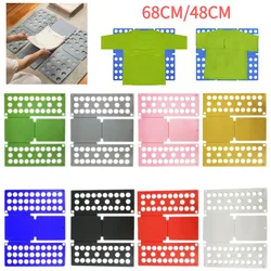 68cm/48cm Plastic Clothes Folding Board Durable Kids Laundry Folder Easy and Fast Shirt Folding Board Home Storage Tool for Kids