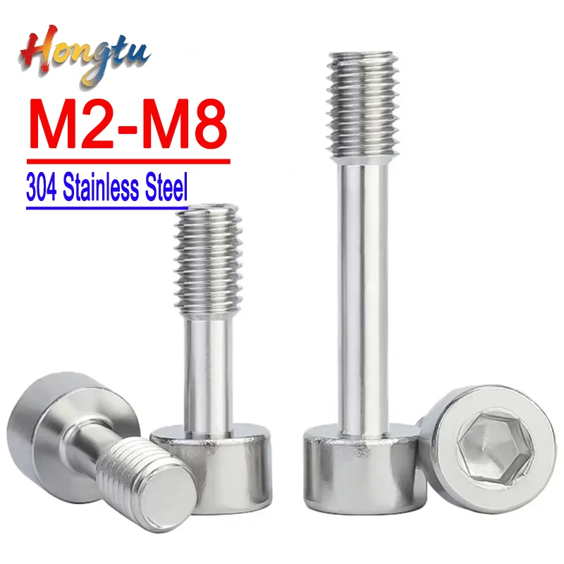 

M2 M2.5 M3 M4 M5 M6 M8 DIN912 304 Stainless Steel Hexagon Socket Cap Head Captive Screws Loose Bolts Anti-Loosening 2Pcs-10Pcs