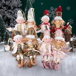 1 Pair Christmas Tree Decorations Cute Angel Doll Girl Pendant Navidad 2026 New Year Christmas Tree Ornaments Xmas Gift For Kids