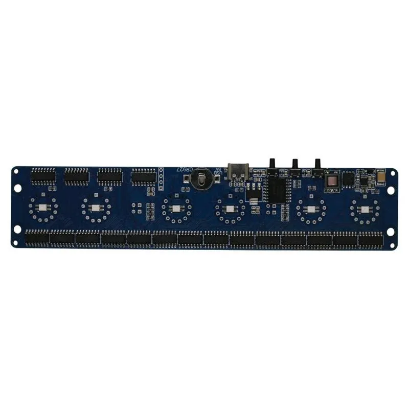 Black Walnut Kit 6-bit IN14 Glow Tube 3231 Clock Circuit Board DIY