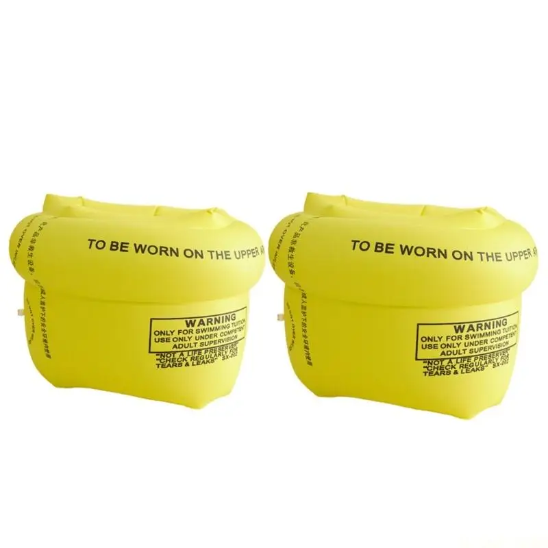 M5TC Swimming Arm Rings Inflatable Pool Float Sleeve Swim Arm Band Water Play Equipment Training Water Rings for Pool Beach