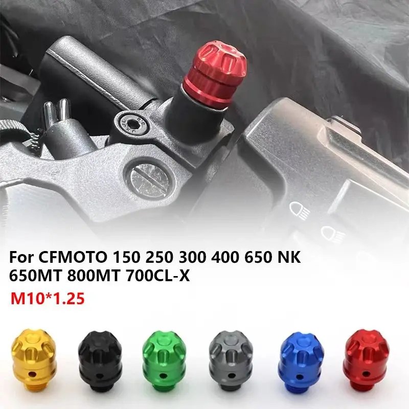 

CFMOTO Accessories Mototcycle Rearview Side Mirror Hole Plug Screw Bolts For CFMOTO 150 250 300 400 650 NK 650MT 800MT 700CL-X