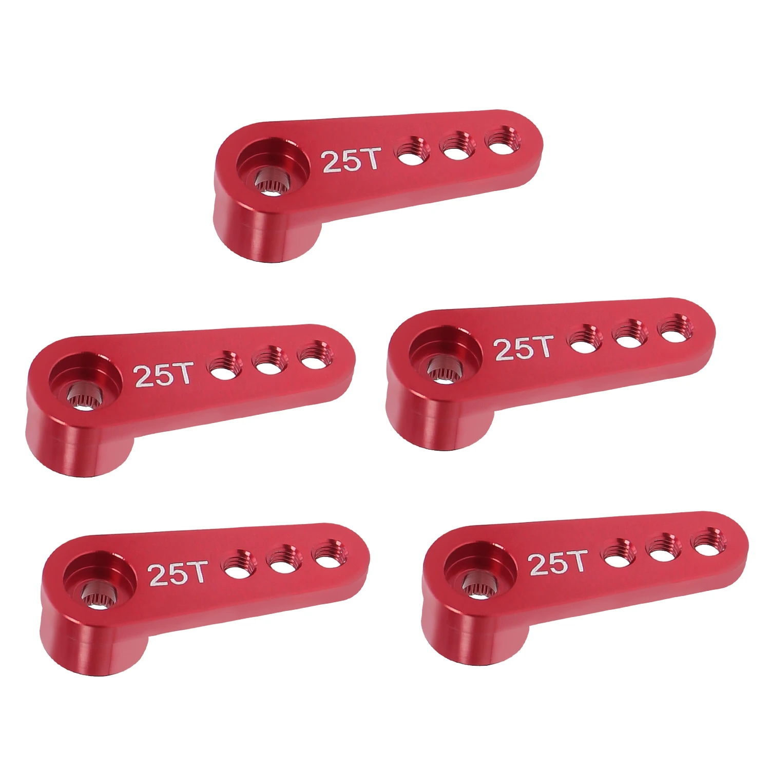Metall 25T Erweiterte Servo Arm Lenkung Horn M3 3 Loch Für 1/10 RC Crawler TRX4 Axial SCX10 Tamiya Yikong HSP servo Motoren Teile