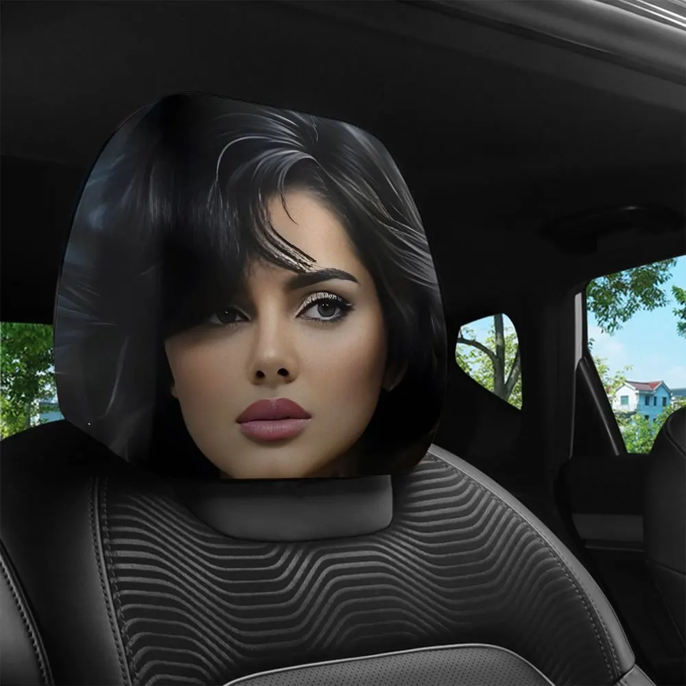 【Elegant Lady】Housse d'appui-tête de voiture, facile à installer, housse d'appui-tête universelle pour voiture