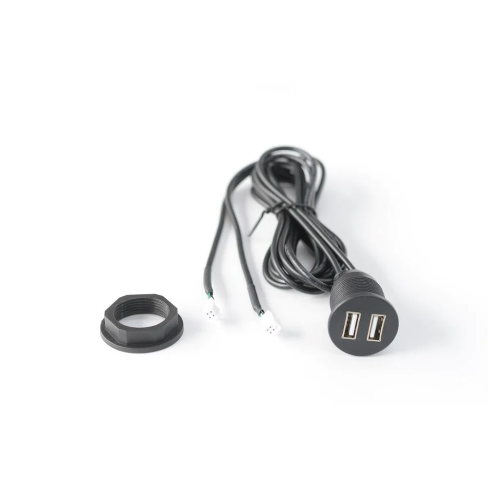Motorcycle Usb Interface Usb Extension Cable For Car Charging Station Usb Extension Cable Easy Wire Management 5v Voltage Output