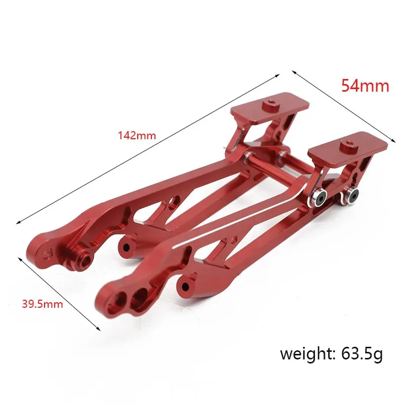 1/8 Metal Rear Wing Mount Set RC Car for Arrma 6S KRATON Typhon Talion SENTON Outcast Notorious RC Car Upgrade Parts