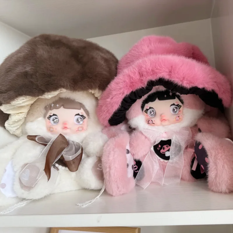 

Authentic Nommi Blind Box Mushroom Hat Series 400% V2 Plush Doll Holiday Surprise Gift Pillow For Collectible Desktop Ornaments