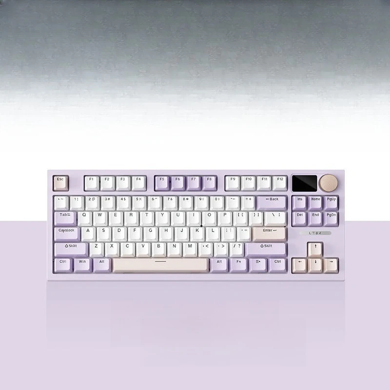 

Wireless, mechanical keyboard, three-mode, color screen, moving picture, universal for computer games