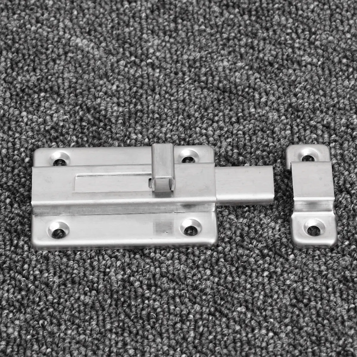 

3 Pcs Manual Plug Sliding Doors Bolts Latch Stainless Steel Gate Safety Lock Slide