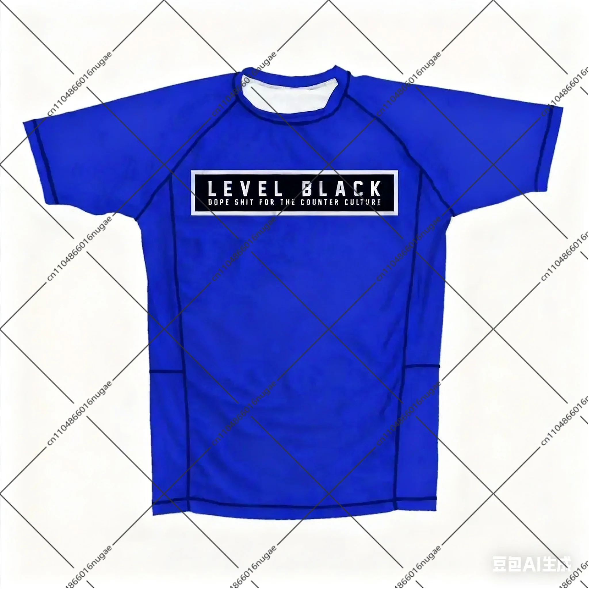 2526 تي شيرت أسود للحماية من الطفح الجلدي سريع الجفاف للصالة الرياضية تي شيرت Levelxblack Jersey تي شيرت RANKED V2 NIVEL NEGRO RAASH GUARD Moto Top #5