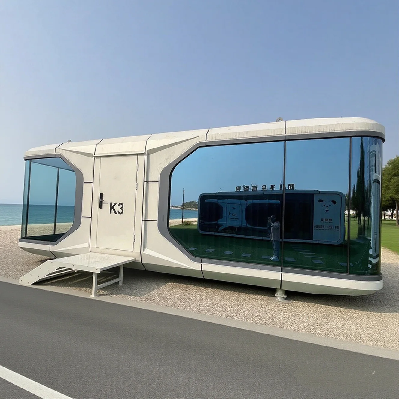 

Factory's Mobile Prefabricated Homes 20ft 40ft Steel Capsule Vacation Space Camping Hotels Vacations Direct Manufacturer
