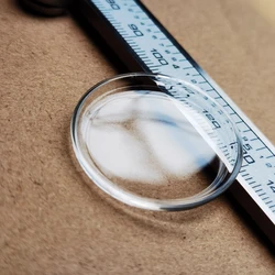 Plastic Lid Shaped Watch Glass Front Face Transparent Cover 36mm-43.5mm Diameter