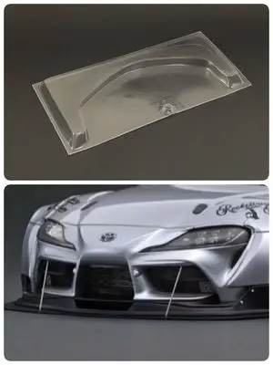 High quality Supra GR Rocket Bunny 1/10 RC PC body shell lampshade 200mm width Transparent drift body shell hsp hpi trax Tamiya