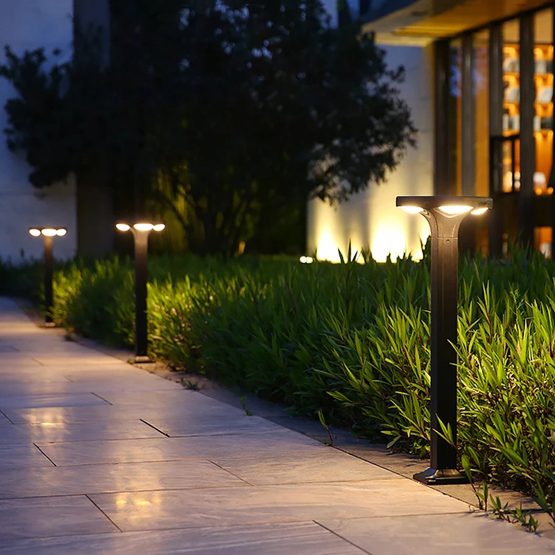 Lámpara Led de aluminio para jardín de alto brillo, H800mm, moderna, creativa, para jardín, paisaje, parque, farola impermeable Ip65
