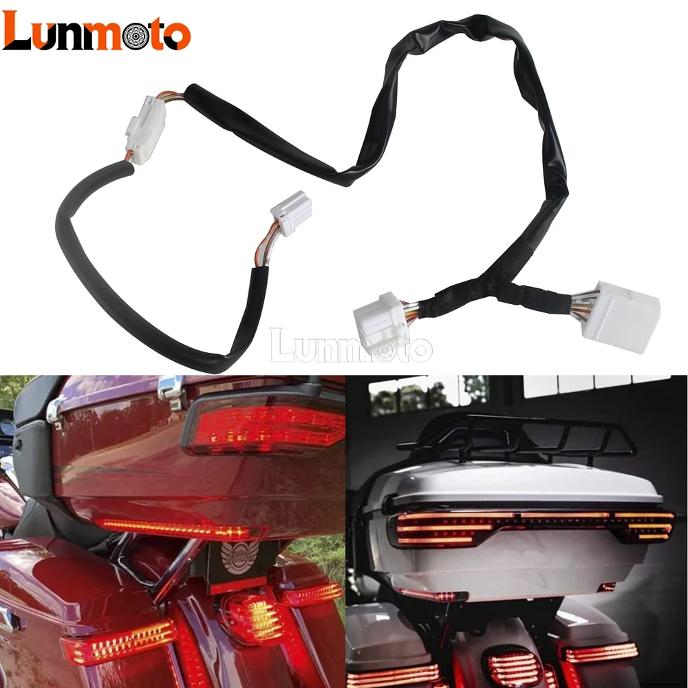Rear Pack Custom Dynamics Quick Disconnect Harness Kit For Harley Touring 1998-2013 Tour Trunk Quick Disconnect Plugs Wiring