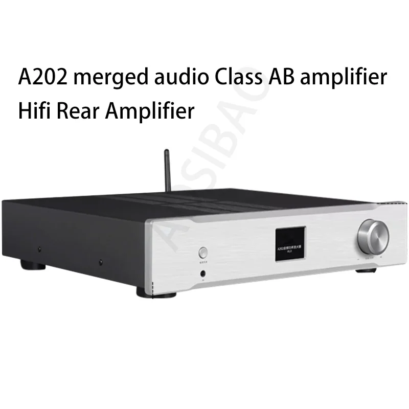 

AIYIMA SMSL A202 merged audio Class AB Amplifier 180W+180W Hifi Rear Amp RCA XLR Balanced input Bluetooth Amplifier Audio