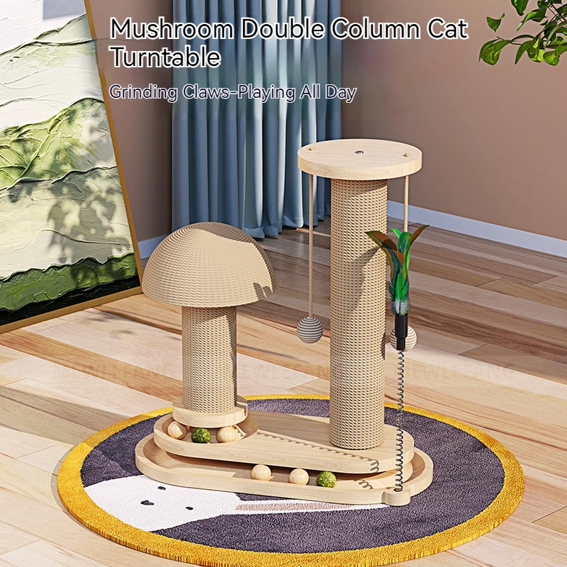 

Cat Kittens Accessories Tree Sisal Scratch Items Scratching Post Scrapers Ball Toy Cats Pet Scratcher Training Supplies Products