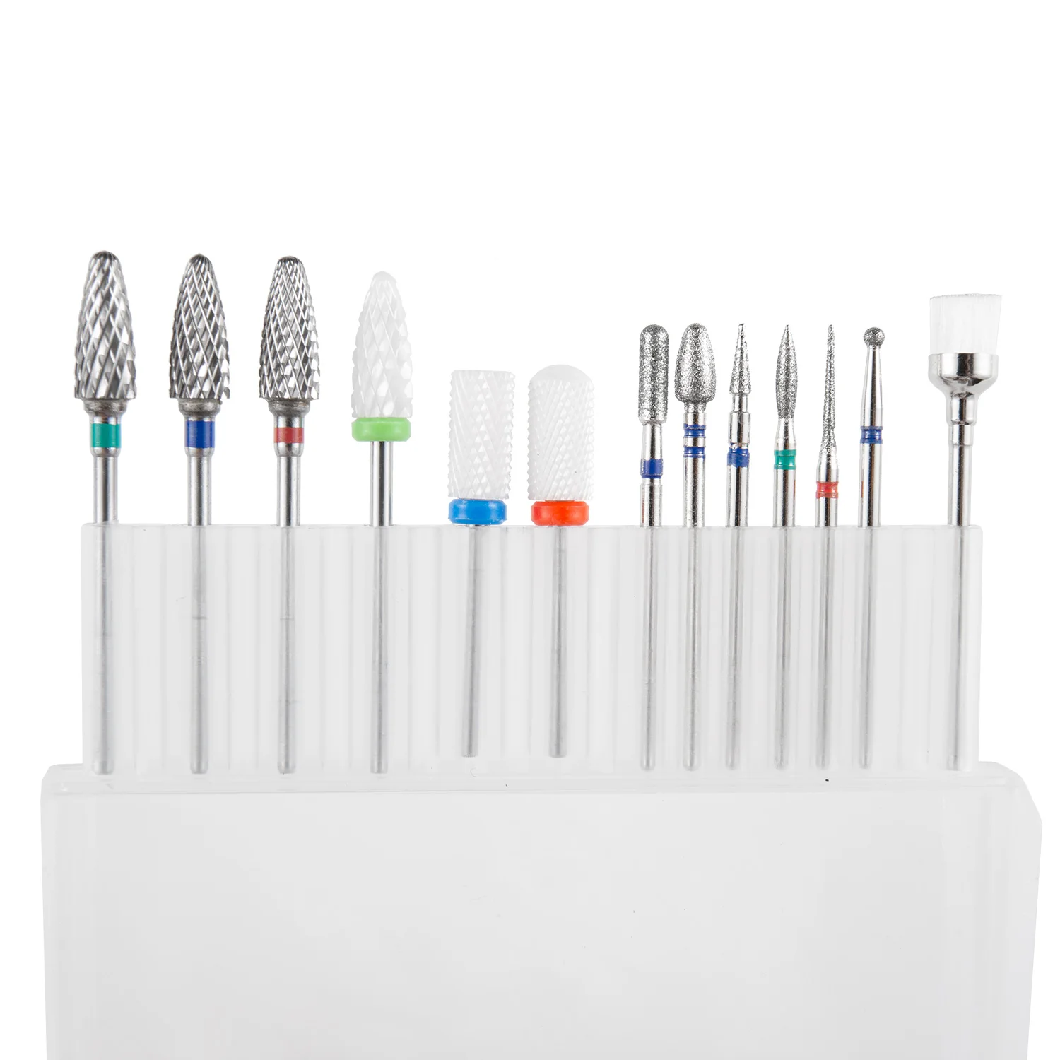 10/13/15 pièces 3/32 "ensemble de forets à ongles en carbure de diamant ensemble de fraises pour vernis gel pour l'élimination du Gel des ongles polissage des peaux mortes