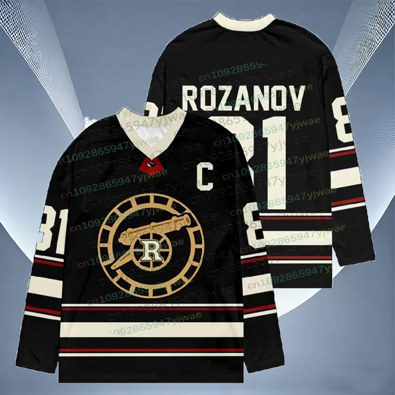 New Heated Rivalry Hockey Jersey Long Sleeves Tee Men's Women's Rozanov HOLLANDER T-shirt Unisex Tops Pullovers Sportwear