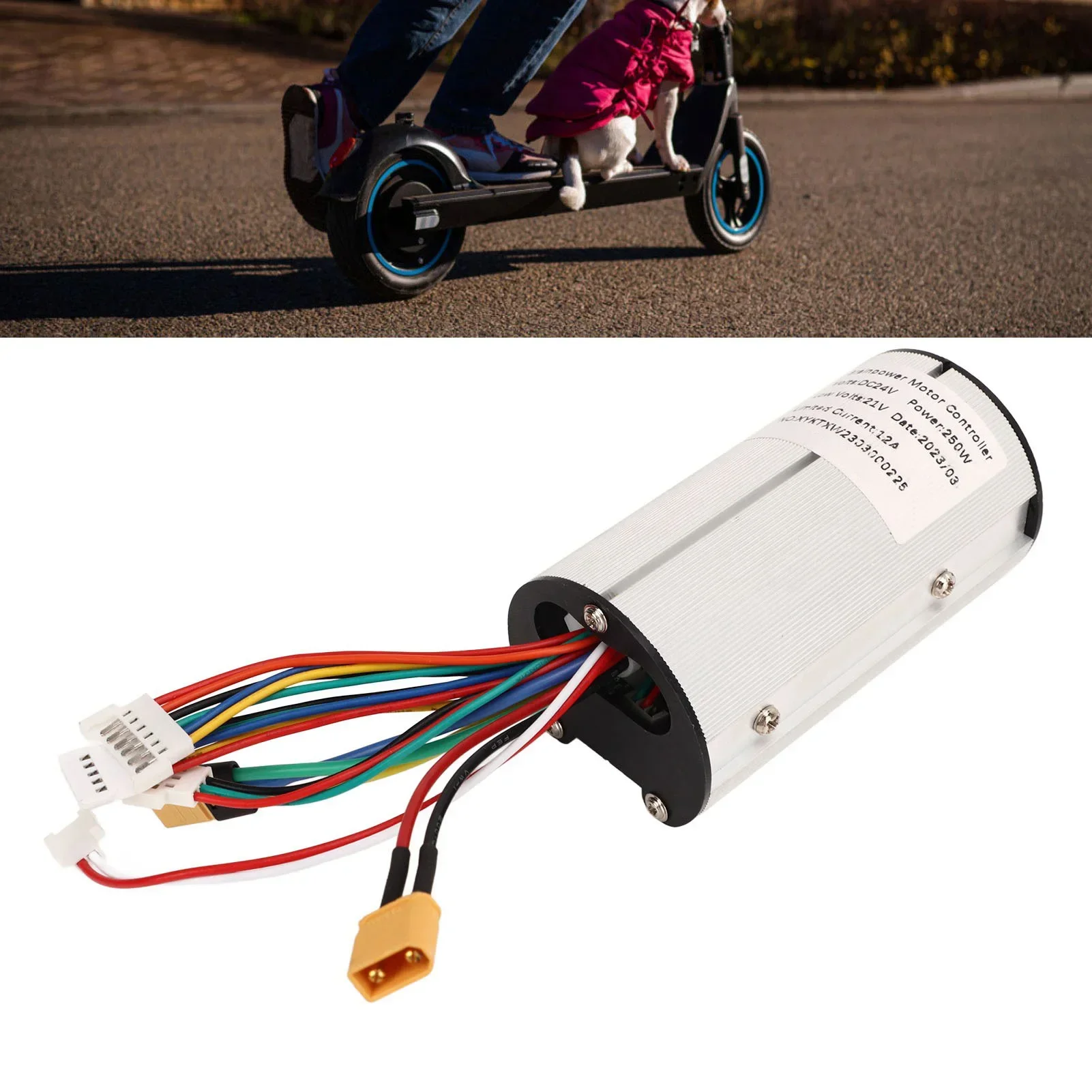 5.5‑6.5 Inch 24V 250W Electric Scooter Controller Motor Speed Controller For Small Electric Scooter 6 Pin