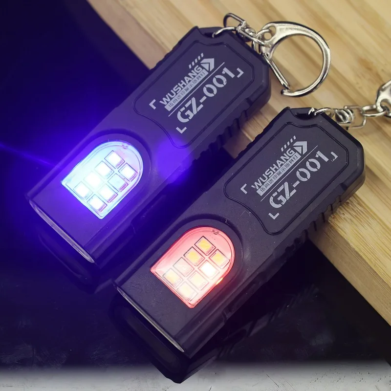 Mini Keychain Flashlight Portable Magnet LED Camping Lamp USB Charging Torch Light Outdoor Hiking Fishing Waterproof Flashlights