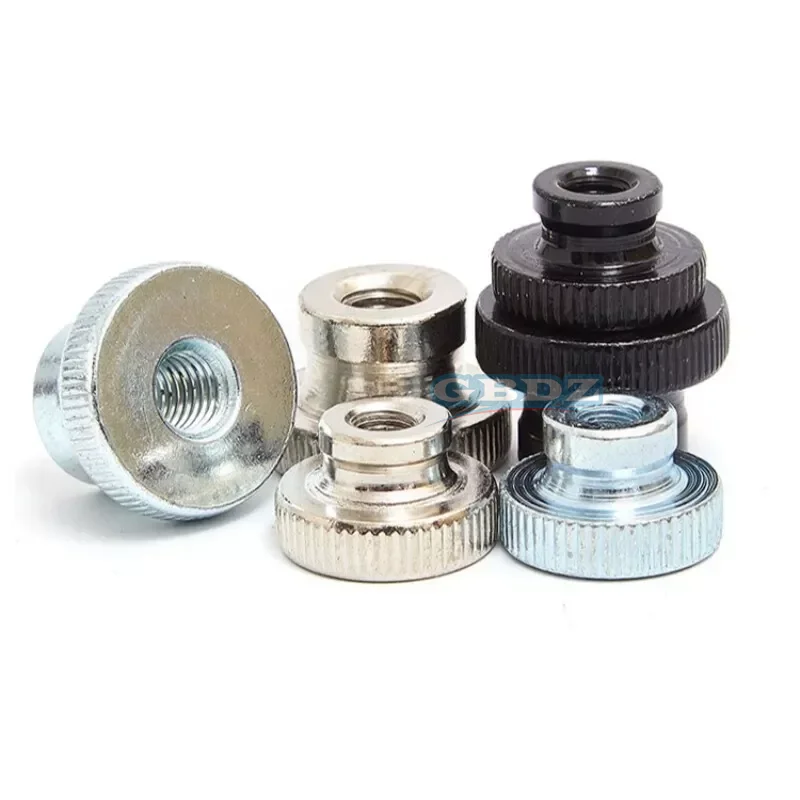 Рисунок 3 - Гайка с накаткой с высокой головкой