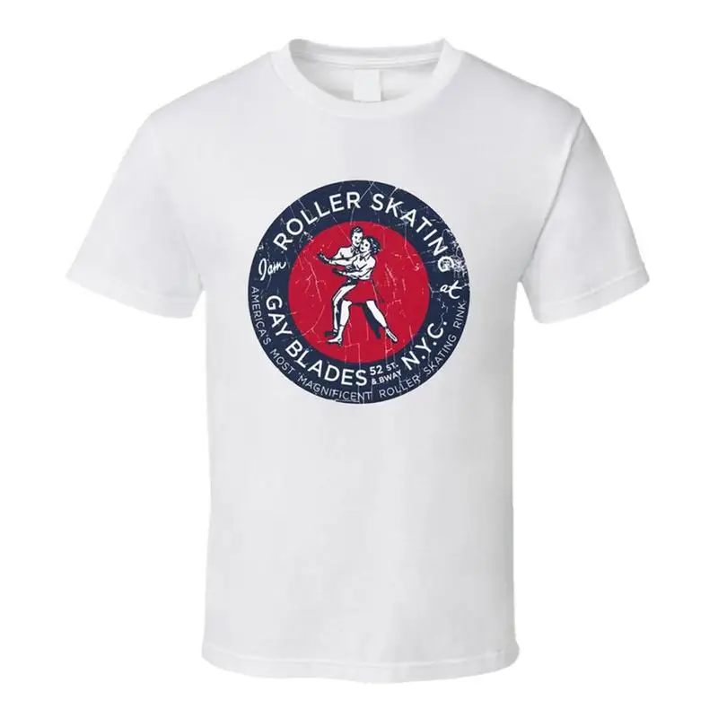 Camiseta Gay Blades patinaje sobre ruedas Rink New York
