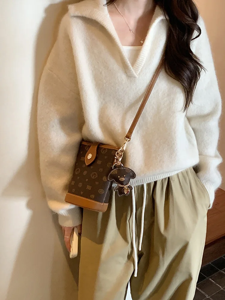 حقيبة دلو مائي للنساء 2025 حقيبة صغيرة بكتف واحد فائقة السخونة