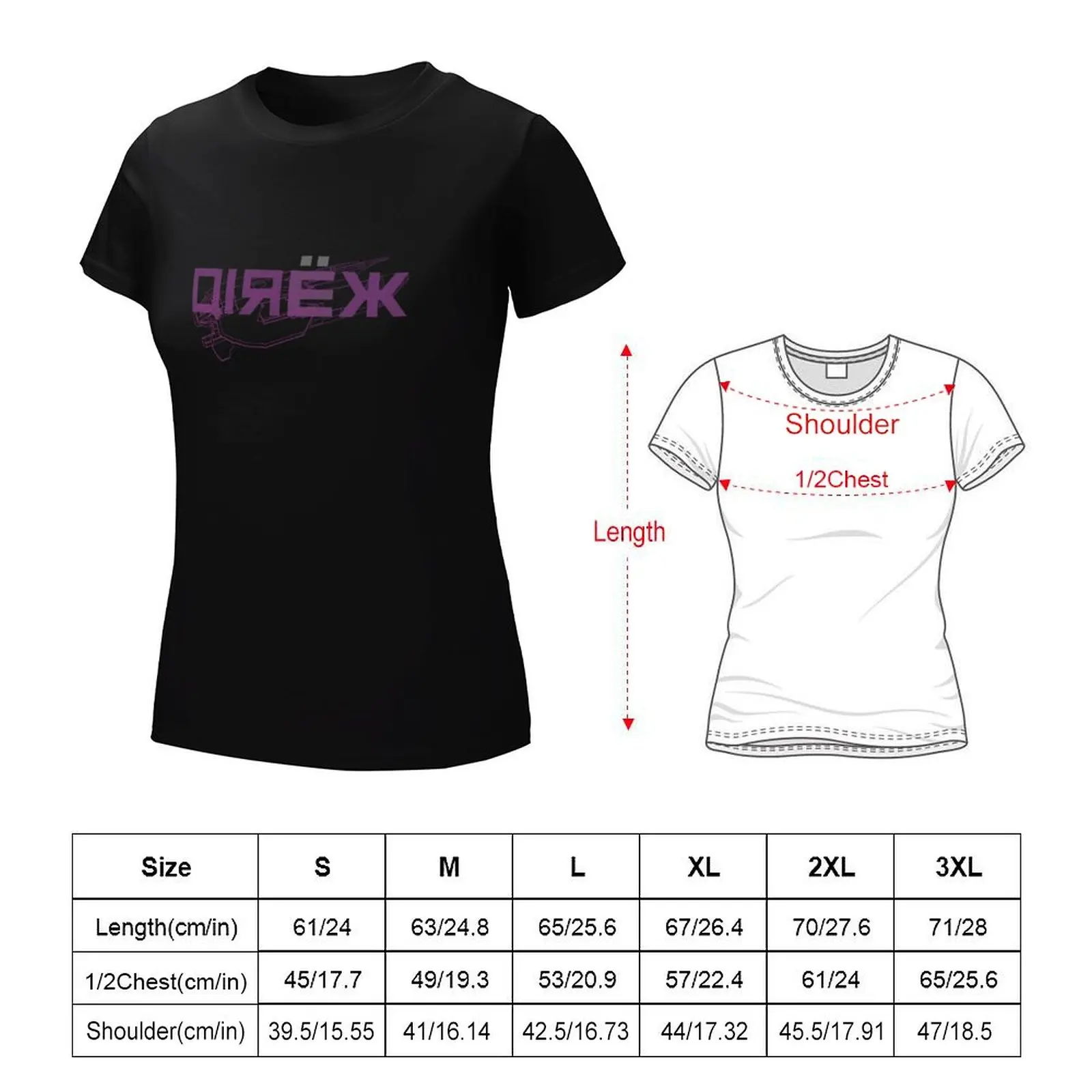 WipEout Qirex Ship and Logo T-Shirt Short sleeve tee female summer clothes for Women