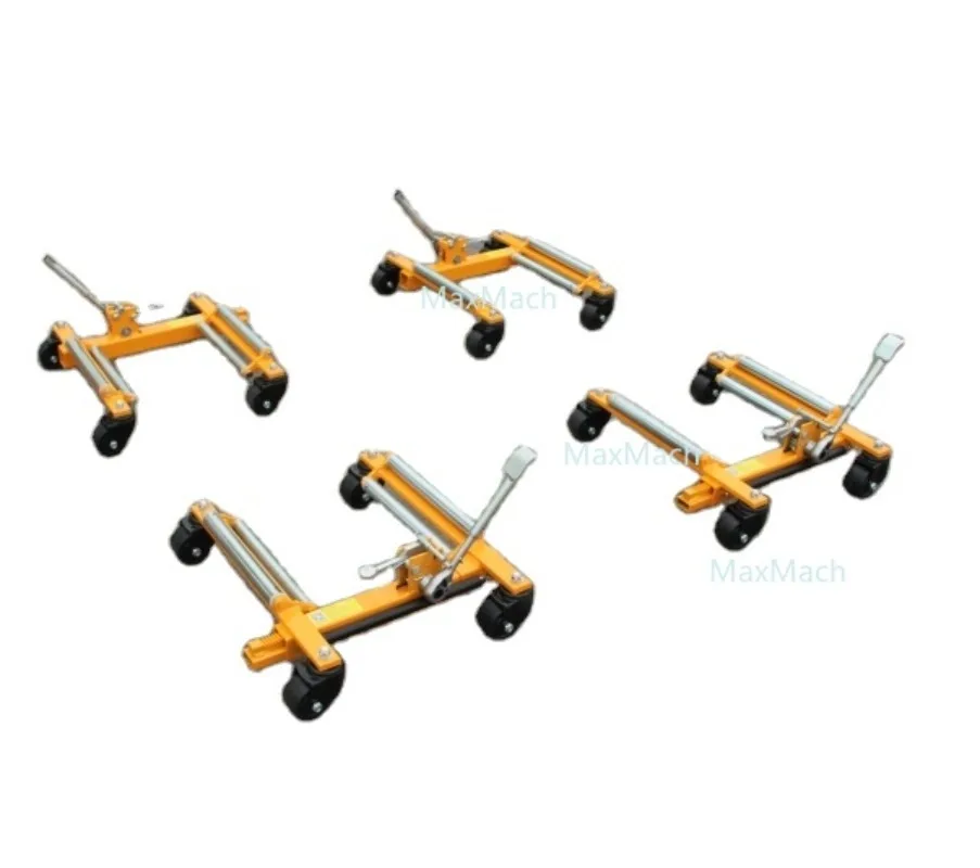 Low Price 4000 Kg Capacity Mobile Device 4 Wheel Utility Trailer Car Moving Machine Universal Wheel Mover Trailer