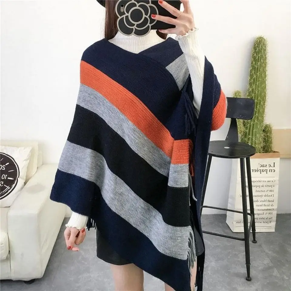 Women\'s Clothing Casual O-neck Tops Ladies Patchwork Pullovers Autumn Winter Thin Printing Vintage 2023 New Temperament T-Shirts