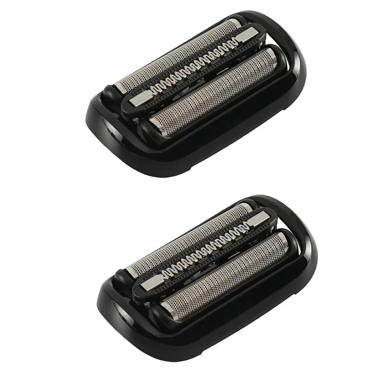 2X ersetzen Elektrorasiererkopf für Braun 53B Serie 5-6 50-R1000S 50-B1300S 50-R1320S 50-R1300S 50-M4000cs Rasierklinge-A54Q
