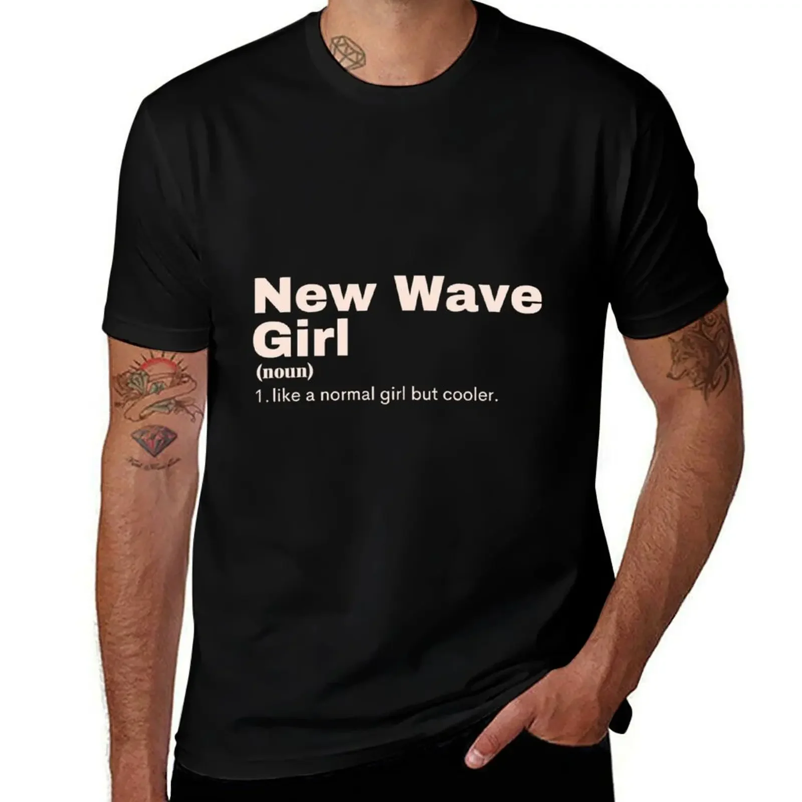 New Wave Girl - New Wave |Perfect Gift T-Shirt man clothes graphic t shirt vintage custom shirt street wear clothes for men