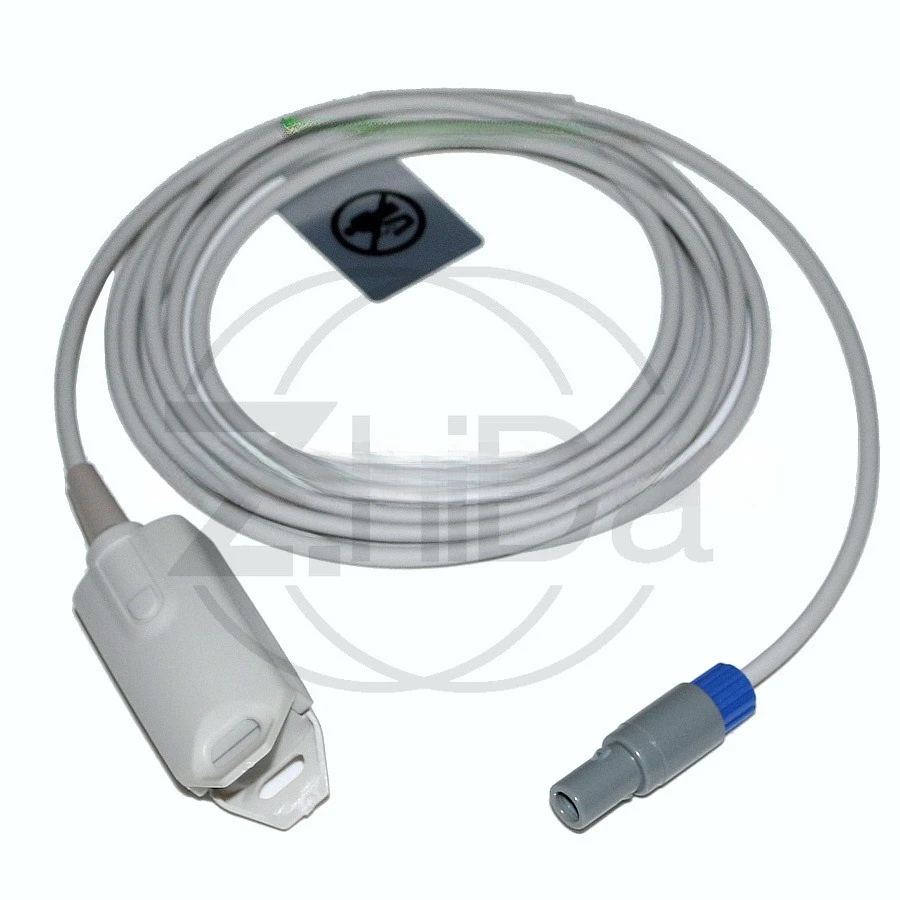 

EDAN RiBong Pulse Oximeter Sensor for iM8 iM9 iM50 iM60 iM70 iM80 M8 M9 – Oxygen Saturation Probe, Finger Pulse Oximeter Sensor