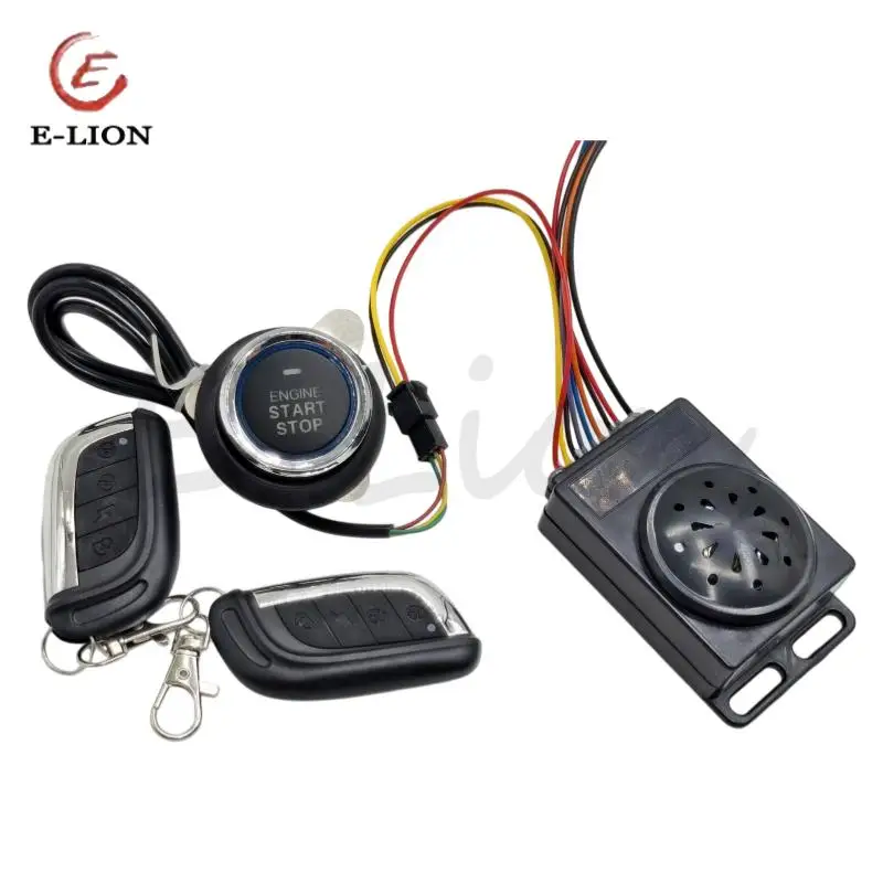 E-lion One-key Start Anti-theft Device Remote Control Lock Car Key Burglar Alarm For Citycoco Electric Scooter Parts