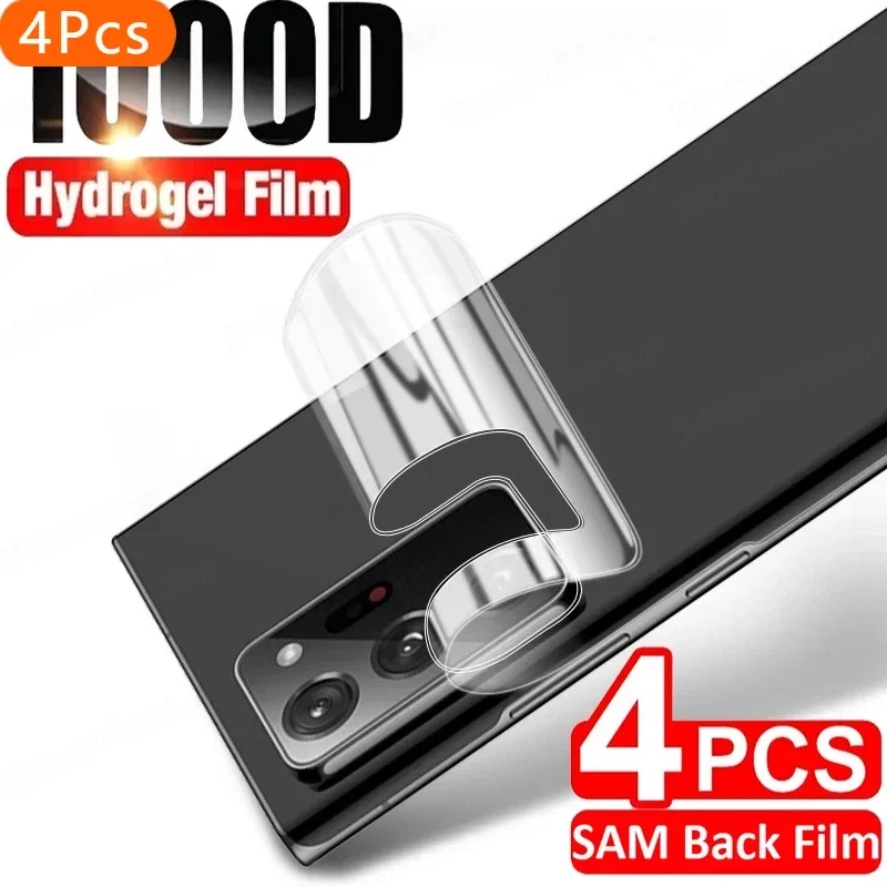 

4Pcs Back Film Hydrogel Film For Samsung Galaxy S22 S21 S23 S24 Ultra Plus FE For Samsung Note 10 20 Ultra Plus Screen Protector