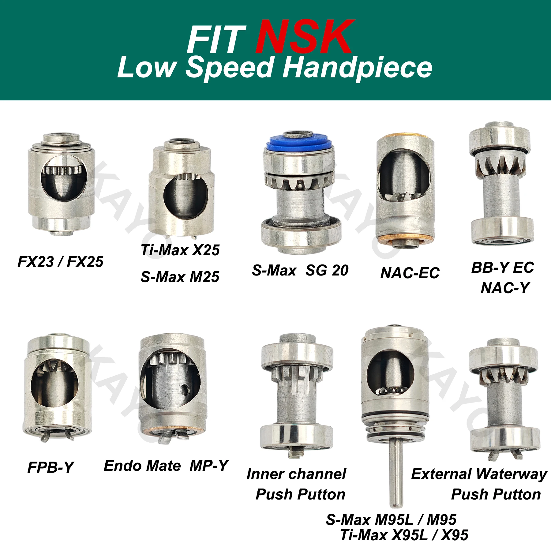 

Dental Handpiece Cartridge Low Speed Cartridge Rotor For NSK 1:1 1:5 Low Speed Contra Angle Handpiece Rotor Dental Accessories