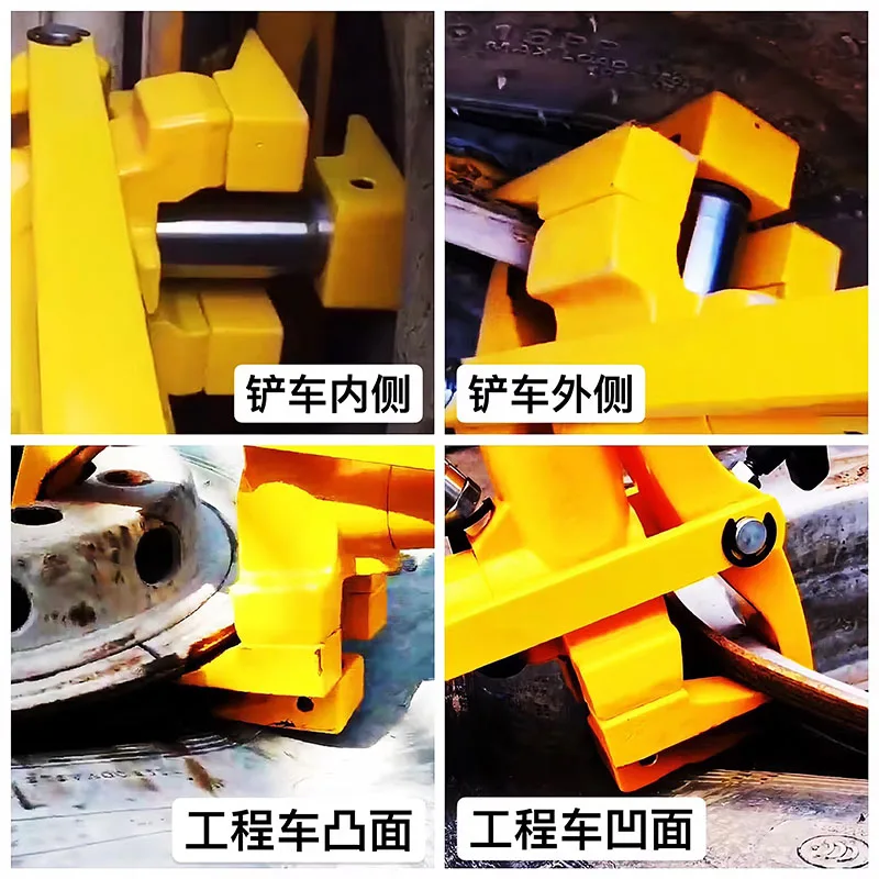 Forklift Loader Vehicle Hydraulic Tire Chop Machine car wheels Tire Stripper Removal Tire Press Vehicle Maintenance Equipment