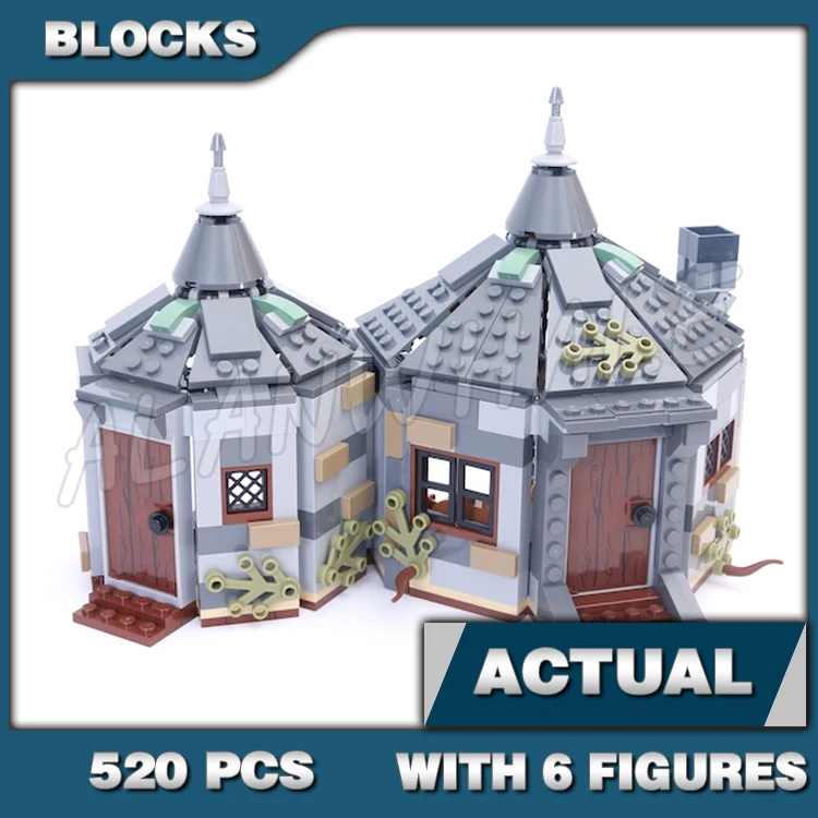 

520pcs Magical World of Wizards Woodland Hut Buckbeak Rescue House Pumpkin Patch 11343 Building Blocks Toy Compatible With Model