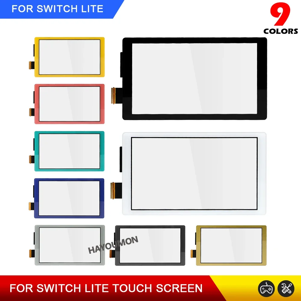 9COLORS NEW Touch Screen for Switch Lite Display Digitizer for NS Lite Panel Video Game Console Accessories
