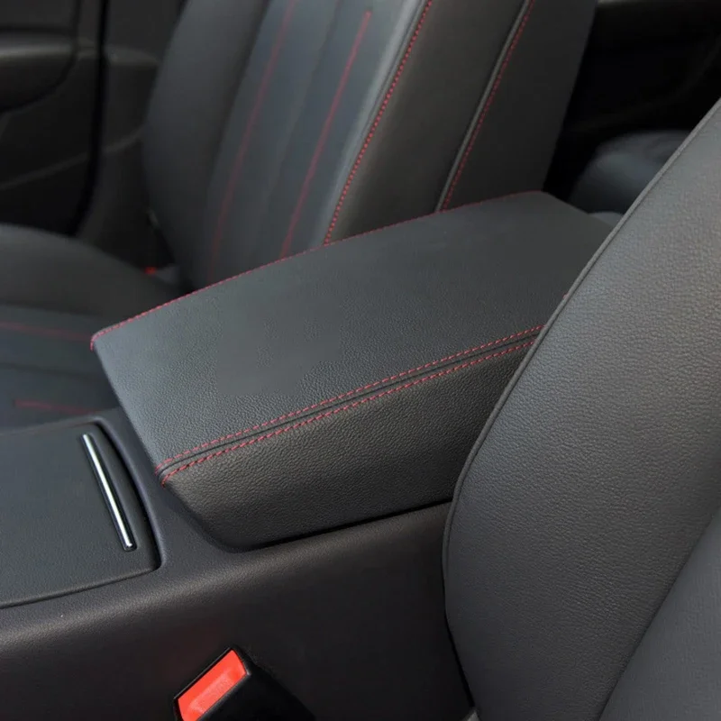 Protective Cover Sleeve Pad for Audi A6 C6 2005-2011, C7 2012-2018, C8 2019-2024 Four-season Soft Leather Central Armrest Box - view 5