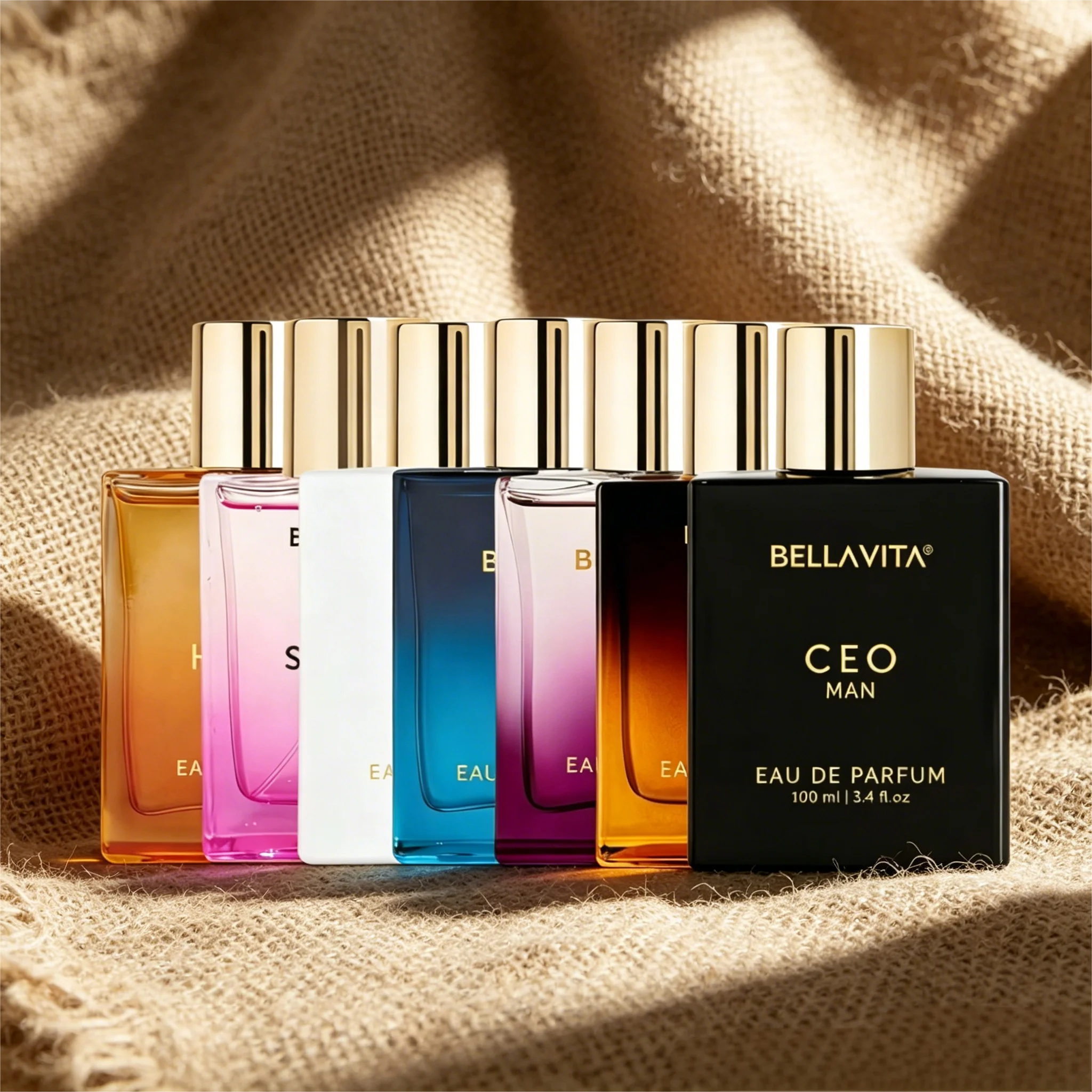 

BellaVita Luxury Honey White Oud GOAT Man SKAI AQUATIC DATE SENORITA WOMAN Arab Eau de Parfum 100ML