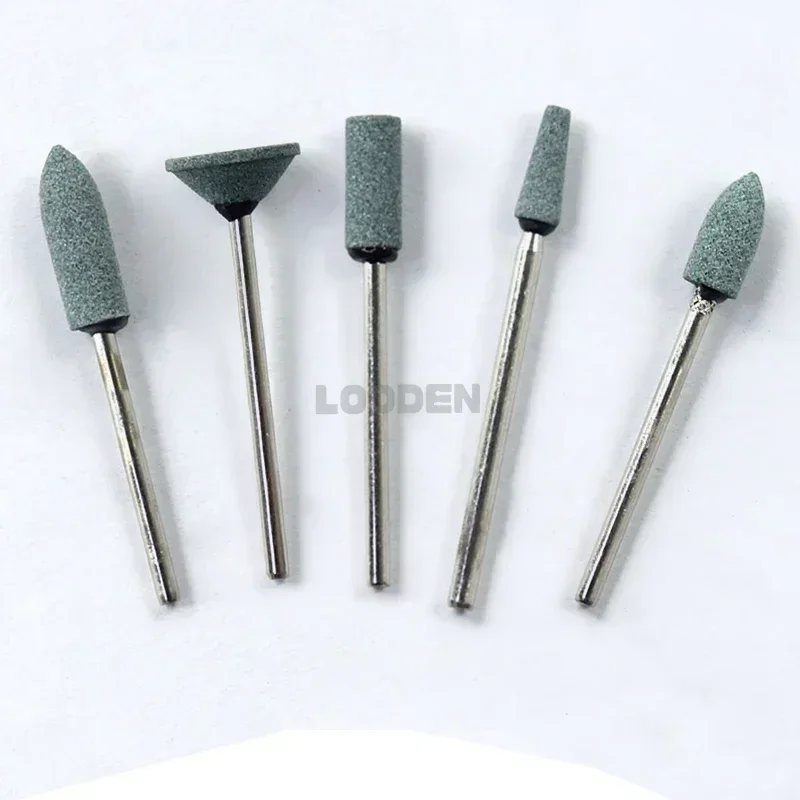 LODDEN 100 teile/schachtel Dental Green Stone HP für Kontur Keramik Schleifen Polnischen Dental Material Bohrer Dental Werkzeuge Material Zahnmedizin