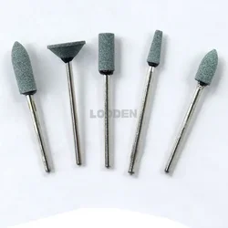 LODDEN 100pcs/box Dental Green Stone HP for Contour Ceramic Grind Polish Dental Material Drill Dental Tools Material Dentistry