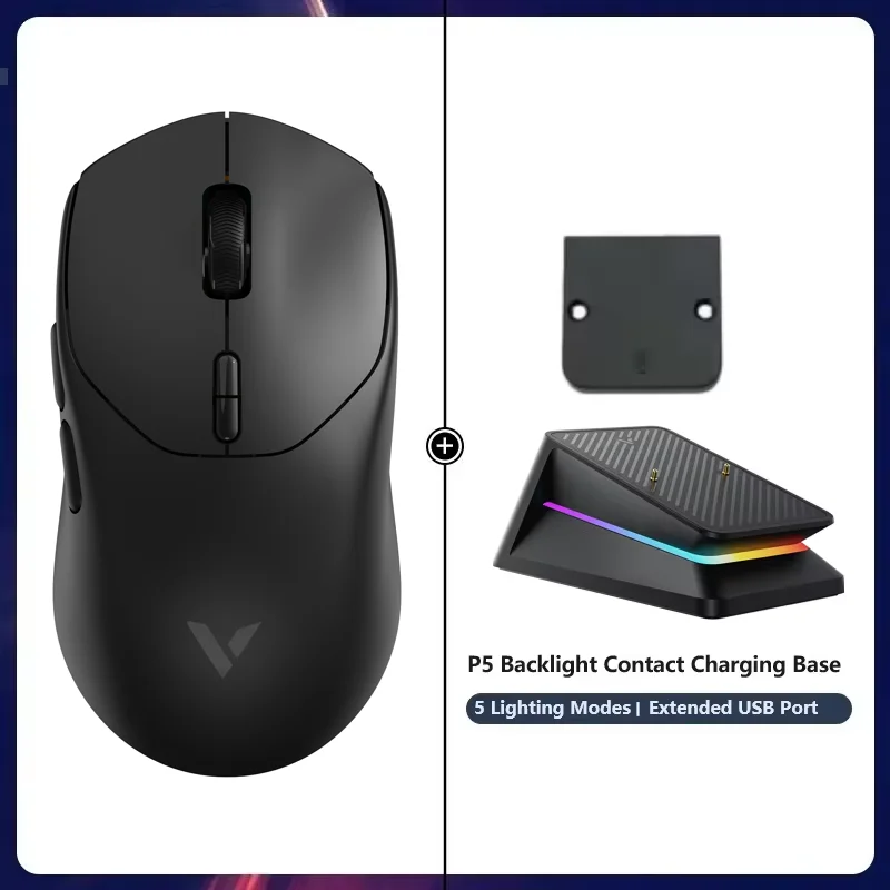 Rapoo VT1 MAX GEN-2 Wireless Gaming Mouse True 8K Wireless Polling