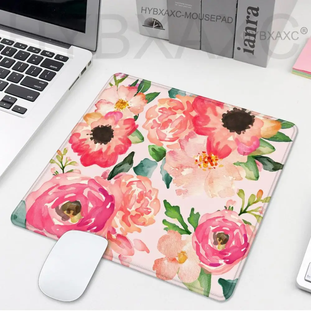 Small Mouse Pad Computer Hot Sell MousePads Anime lovely Gamer Natural Rubber Art Flower Office Decoration Carpet Mouse Mat